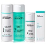 Proactiv 3 Step Acne Treatment - Benzoyl Peroxide Face Wash, Repairing Acne Spot Treatment for Face And Body, Exfoliating Toner - 60 Day Complete Acne Skin Care Kit