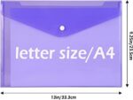 EOOUT 28pcs Plastic Envelopes, 8 Colors, A4 Size, Letter Size, for School and Office Supplies - Image 4