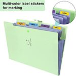 EOOUT 10pcs Expanding File Folders, A4 Letter Size Plastic Accordion - Image 3