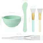 Face Mask Mixing Bowl Set, Plazuria 5 in 1 DIY Facemask Mixing Tool Kit - Image 2