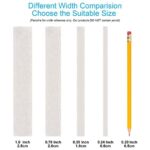 5 Rolls Masking Tape (0.78 Inch x 65 Feet x 5 Rolls) - Image 3