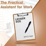 PANDRI 36 Pack Hardboard Office Clipboards - Image 4