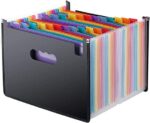 Expanding File Folders, Office Supplies, Desk Organization, Letter Size, 24 Pockets