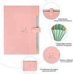 EOOUT 10pcs Expanding File Folders, A4 Letter Size Plastic Accordion - Image 4