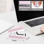 Owfeel Desk Accessory Kits Pink 9pcs , The Halloween Chrismas Thanking Giving Day Gift for Office Clerks and Students - Image 4