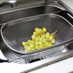 Drainer Filter, Nofaner Stainless Steel Collapsible Kitchen Sink Drain Basket Rack - Image 3