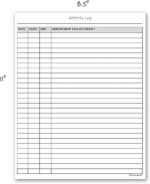 Activity Log Notepad, 50 Pages Activity Log, 11 X 8.5 Inch A4 Tear Sheets. Made in the USA. - Image 4