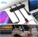 INCHOR Cord Organizer, Cable Clips Cord Holder (5, 3 Slots) - Image 2