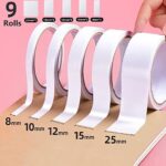 Double-Sided Tape for Crafts, DIY and Office School Supplies (Width: 8mm/ 10mm/ 12mm/ 15mm/25mm) - Image 2