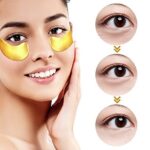Under Eye Patches 24k Gold Under Eye Mask Puffy Eyes and Dark Circles Treatments & Personal Care 30 Pairs - Image 4
