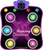 Dance Mat, Electronic Music Dance Pad with LED Lights