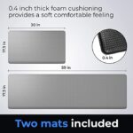 Homergy Anti Fatigue Kitchen Mats for Floor 2 Piece Set - Image 4