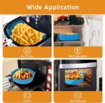 Reusable OUTXE 2 Pack Air Fryer Silicone Baking Tray 7.5inch for 3 to 5 Qt - Image 4
