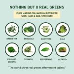 8Greens Skin + Marine Collagen for Beautiful Skin - Dietary Supplement - 8 Essential Healthy Real Greens in One (10 Tablets) - Image 2