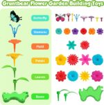Montessori Educational Activity Garden Toys, Preschool Learning Sensory Toys for Kids Birthday Xmas Gifts, Gruntbear 152Pcs - Image 3