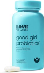 Love Wellness Good Girl Vaginal Probiotics, 60 Capsules - Dairy & Gluten-Free