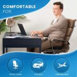 Everlasting Comfort Office Chair Seat Cushion Pillow for Back, Coccyx, & Tailbone Pain Support Pad - Image 3