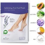 2 Pairs Foot Peel Mask Exfoliant for Soft Feet in 1-2 Weeks For Men & Women Lavender by BEALUZ - Image 2