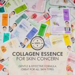 DERMAL 39 Combo Pack Collagen Essence Full Face Facial Mask Sheet. Nature made Freshly packed Korean Face Mask - Image 2