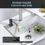 Goodbuy Sponge Holder for Kitchen Sink, Bathroom 5.9" x 2" x 3.3" Grey - Image 2