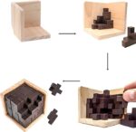 Original 3D Wooden Brain Teaser Puzzle by Sharp Brain Zone. - Image 4