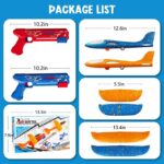 TOYFIT 2 Pack LED Light Airplane Launcher Toy Set - Image 3