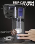 KINGTOO Coffee Maker with Milk Frother for K-Cup Pod - Image 3