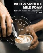 KINGTOO Coffee Maker with Milk Frother for K-Cup Pod - Image 4
