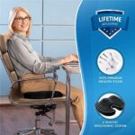 Everlasting Comfort Office Chair Seat Cushion Pillow for Back, Coccyx, & Tailbone Pain Support Pad - Image 4