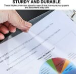 PANDRI 600 Pack Clear Heavy Duty Plastic Page Protectors Sheet Reinforced 11-Hole Fit for 3 Ring Binder Fits Standard 8.5 x 11 Paper, 9.25 x 11.25 Top Loaded, Acid Free - Image 4