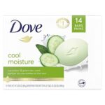 Dove Skin Care Beauty Bar For Softer Skin Cucumber and Green Tea 3.75 oz, 14 Bars - Image 2