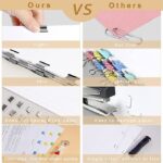 6pcs Paper Clip Dispenser,Clam Clip Dispensers with 200 Metal Refill Clips - Image 3