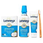 Lumineux Teeth Whitening Kit -Certified Non-Toxic, Fluoride Free & Dentist Formulated