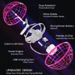 Tikduck Flying Orb Ball Toys Soaring Hover Flytoy Mini Drone Outdoor Indoor (Pink) - Image 2