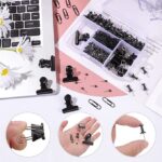 500 Pcs Black Push Pins Set, 5 Style Black Office Supplies for School and Home (Black) - Image 4