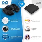 Everlasting Comfort Office Chair Seat Cushion Pillow for Back, Coccyx, & Tailbone Pain Support Pad - Image 2