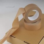 LICHAMP 4 Pack Brown Painters Tape 2 inch Wide, Medium Adhesive Brown Masking (220 Total Yards) Tape - Image 3