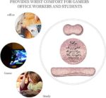 Keyboard Wrist Rest and Mouse Pad Wrist Rest Set with Coasters - Image 4