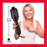 REVLON One-Step Volumizer Enhanced 1.0 Hair Dryer and Hot Air Brush | Now with Improved Motor (Black) - Image 3