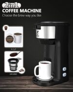 KINGTOO Coffee Maker with Milk Frother for K-Cup Pod - Image 2
