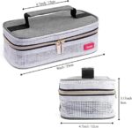 Orrini Pencil Case Pen Case Pencil Bag Pen bag Organizer Pouch Holder (Gray) - Image 2