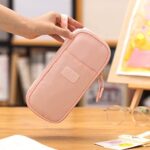 CICIMELON Durable Pencil Case Big Storage Pen Pouch Bag. Pink - Image 2