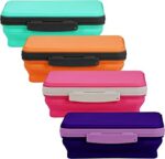 It's Academic Flexi Storage Boxes with Lids, 4-Pack, Assorted