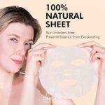 DERMAL 39 Combo Pack Collagen Essence Full Face Facial Mask Sheet. Nature made Freshly packed Korean Face Mask - Image 4