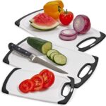 Plastic Cutting Boards for Kitchen 3 Pcs - 3 SIZES - Image 3