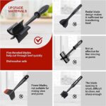 Meat Chopper, Hamburger Chopper, Premium Heat Resistant Masher and Smasher for Hamburger Meat - Image 3