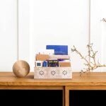 Rustic Wooden Desk Organizer - 5-Slot Shelf Organizer for Home, School, Classroom, or Office - Image 3