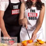 Nomsum Apron Set, Kitchen Couples Gift Set - Image 4