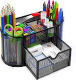 Desk Organizer Mesh Desktop Office Supplies Multi-functional