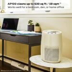 Instant HEPA Quiet Air Purifier, From the Makers of Instant Pot with Plasma Ion Technology for Rooms, Bedrooms & Offices, Pearl - Image 3